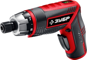 Отвертка аккумуляторная ЗУБР ViX-T 3.6 В кейс, 10 бит (ЗО-ЕМ-3.6 Ли)