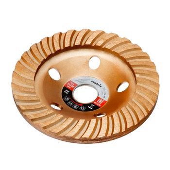 Чашка алмазная зачистная TURBO ф125мм (Matrix 72995)