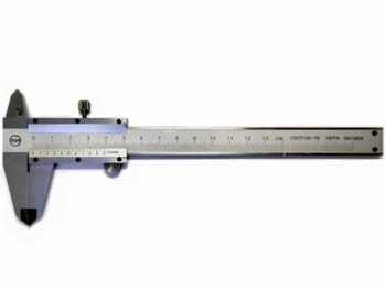 Штангенциркуль ШЦ-1-125-0,1 ГОСТ 166-89 нерж. сталь, кл.1 КРИН с поверкой