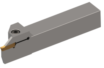 Державка для отрезки и точения канавок GKER2525-5T15