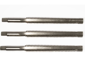 Метчик трапецеидальный Tr 12х3 м/р к-т из 3х шт (L= 120мм l=74мм) Р6М5 H5