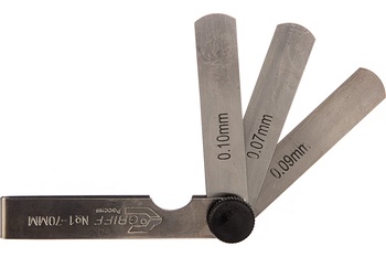 Набор щупов №1 (0.02 - 0.1мм), 9 пластин, 70мм