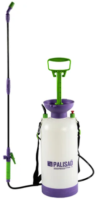 Опрыскиватель 7 л, ручной, усиленный, с горловиной, насосом, шлангом, разбрызгивателем// Palisad