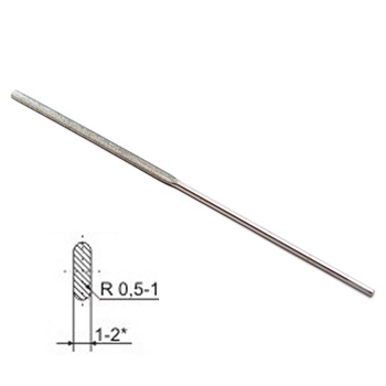 Надфиль плоский алмазный 120х60 пазовый АНП-120 (2828-0029)