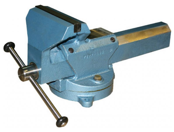 Тиски слесарные 200 мм ТСМ-200, поворотные, чугун Глазов