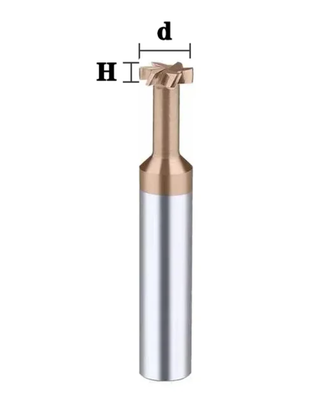 Фреза Т-образная ц/х ф10х1 z=4 твердосплавная для пазов сегментных шпонок