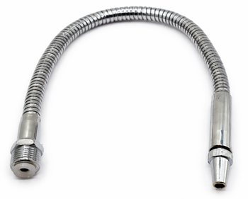 Трубка гибкая L-500мм, G1/2" с круглым соплом, для подачи СОЖ (стальная)