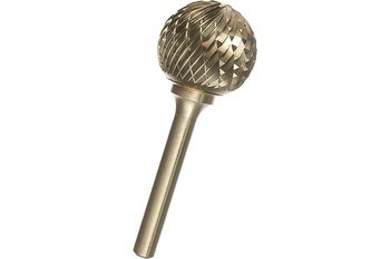 Борфреза тв. сплав. сферическая ф25х21х6 (D2521M06D) х-обр. насечка