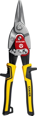 Ножницы по металлу, 250 мм, прямой рез, STAYER Cobra (23055-S)