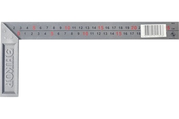 Угольник Энкор 250 мм с чугунным основанием