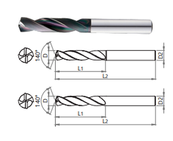 Сверло ц/х ф16 (69х115) тв. сплав. цельное NDPG504160