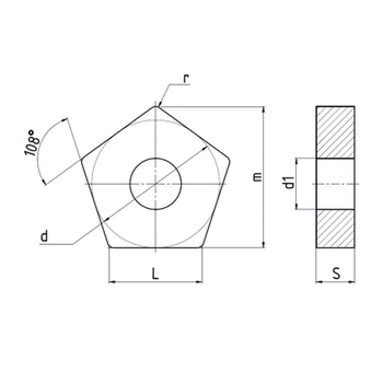 Пластина сменная PNEA 110408 PP30C