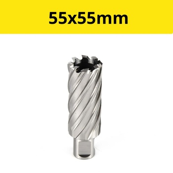 Сверло корончатое (фреза кольцевая) ф55х55 HSS Weldon19