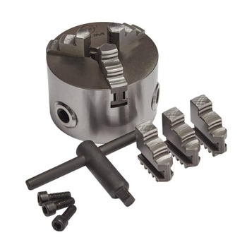 Патрон токарный  80мм, 3-х кулач., К11-80 YTUM прям. и обрат. кулачки