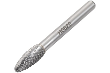 Борфреза тв. сплав. пламевидная ф 8х20х6 (Н082006) двойная насечка ВК8