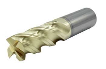 Фреза концевая ц/х ф 8 (20х60) z=4 тв. сплав. ZrN по нерж. ст. и титану