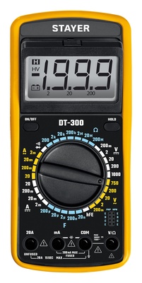 Мультиметр цифровой DT-300 STAYER (45321)