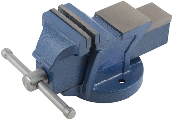 Тиски слесарные  80 мм поворотные, с наковальней