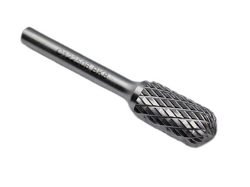 Борфреза тв. сплав. сфероцилиндрическая ф12х25х6 (C122506) х-обр. насечка ВК8