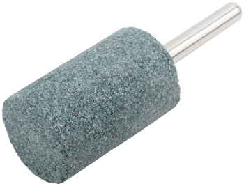 Шарошка абразивная ( по металлу, камню, мрамору, кафелю), хвостовик 6 мм, цилиндр 25 х 40 мм