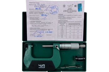 Микрометр МК- 50 0.01 (ГРСИ №50593-12)  ЧИЗ поверка