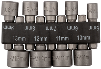 Набор усиленных головок CrV 9 шт. (5-13 мм)