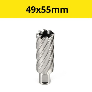 Сверло корончатое (фреза кольцевая) ф49х55 HSS Weldon19