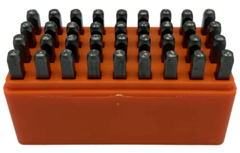 Клейма буквенные № 3 (русский шрифт) сталь