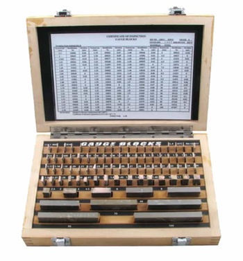 Набор концевых мер длины КМД №1 кл.точн.1 (83 меры от 0,5 до 100мм) "CNIC" (ALDS 83)