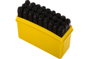 Клейма буквенные № 6 (латинский шрифт) сталь