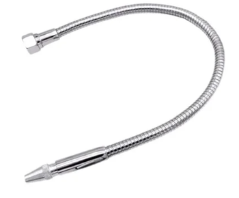 Трубка гибкая L-600мм, G1/2" с круглым соплом, для подачи СОЖ (стальная)