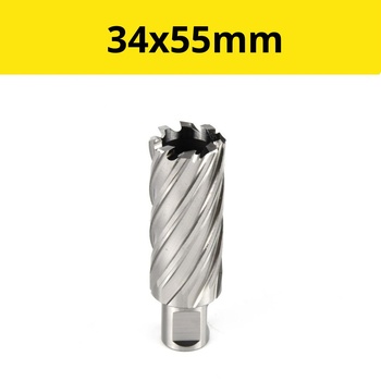 Сверло корончатое (фреза кольцевая) ф34х55 HSS Weldon19