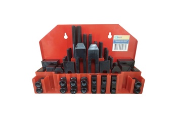 Набор станочного крепежа и прижимов из 58 предм.,Т-паз 14мм, М12, металл. футляр