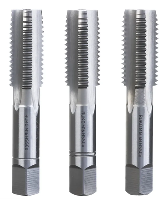 Метчик М 16х2 м/р (осн. шаг) HSSECo5 6H комплект из 3 шт